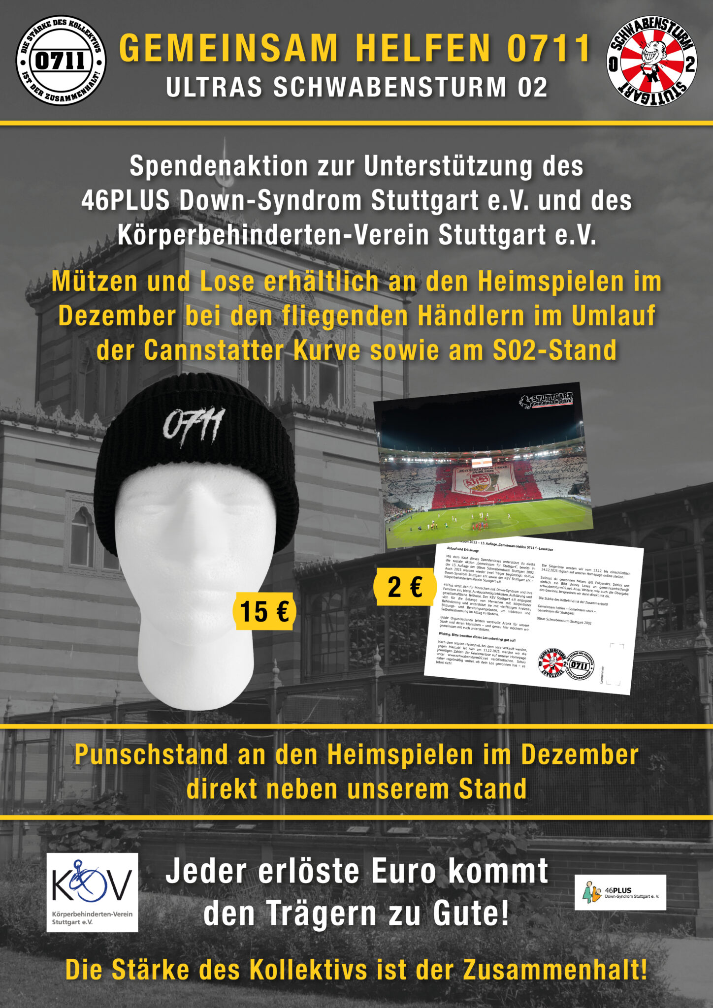 Update 05.12.2024: 13. Auflage Gemeinsam Helfen 0711 – Ultras ...